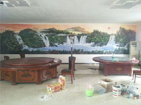 洪雅墙绘-写实风景