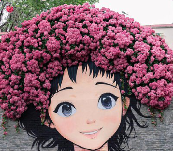 洪雅墙体彩绘-网红墙打卡