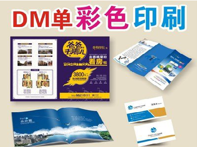 洪雅单页印刷，色彩搭配简单。